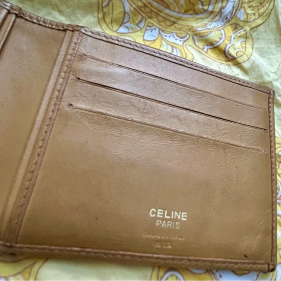 Luxury Celine Paris Macadam Wallet Billfold Cardholder Made in Italy - Picture 11 of 12